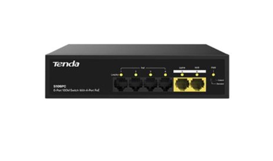 Tenda S106PC 6 Port Switch Çelik Kasa Rack Mount