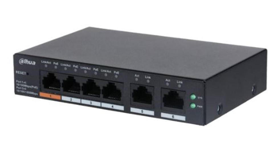 Dahua CS4006-4ET-60 4FE PoE Port 2GE Uplink Switch