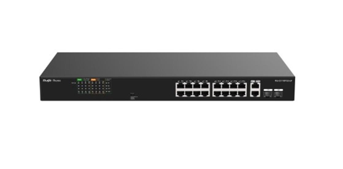 Ruijie-Reyee RG-ES118FGS-LP 16 Port POE+ Switch