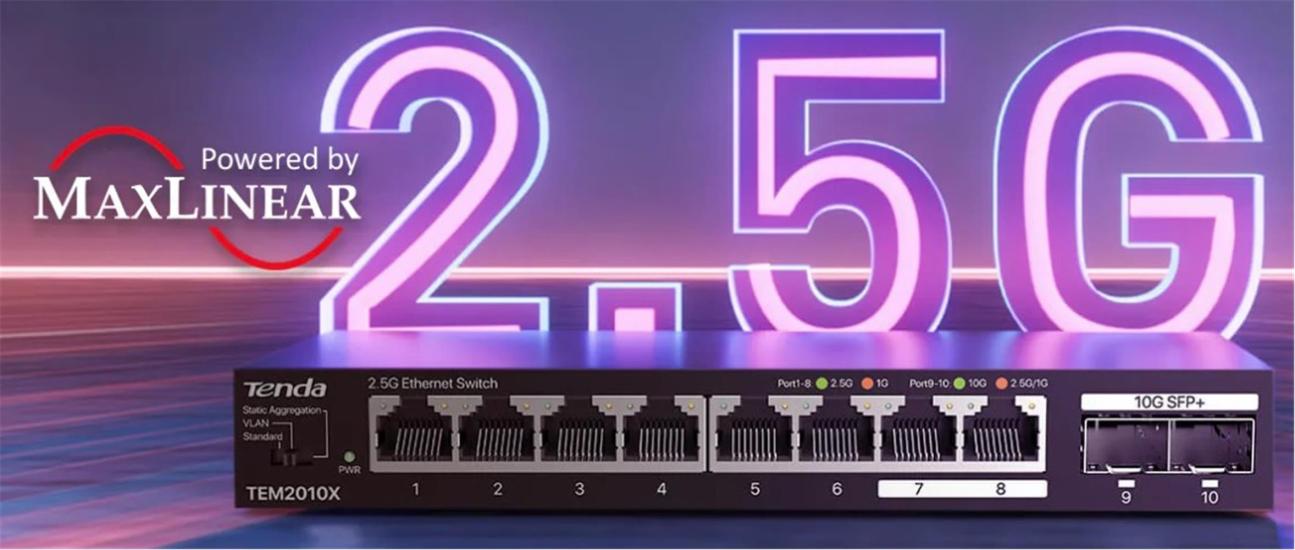 Tenda TEM2010X 8 Port Slots Switch