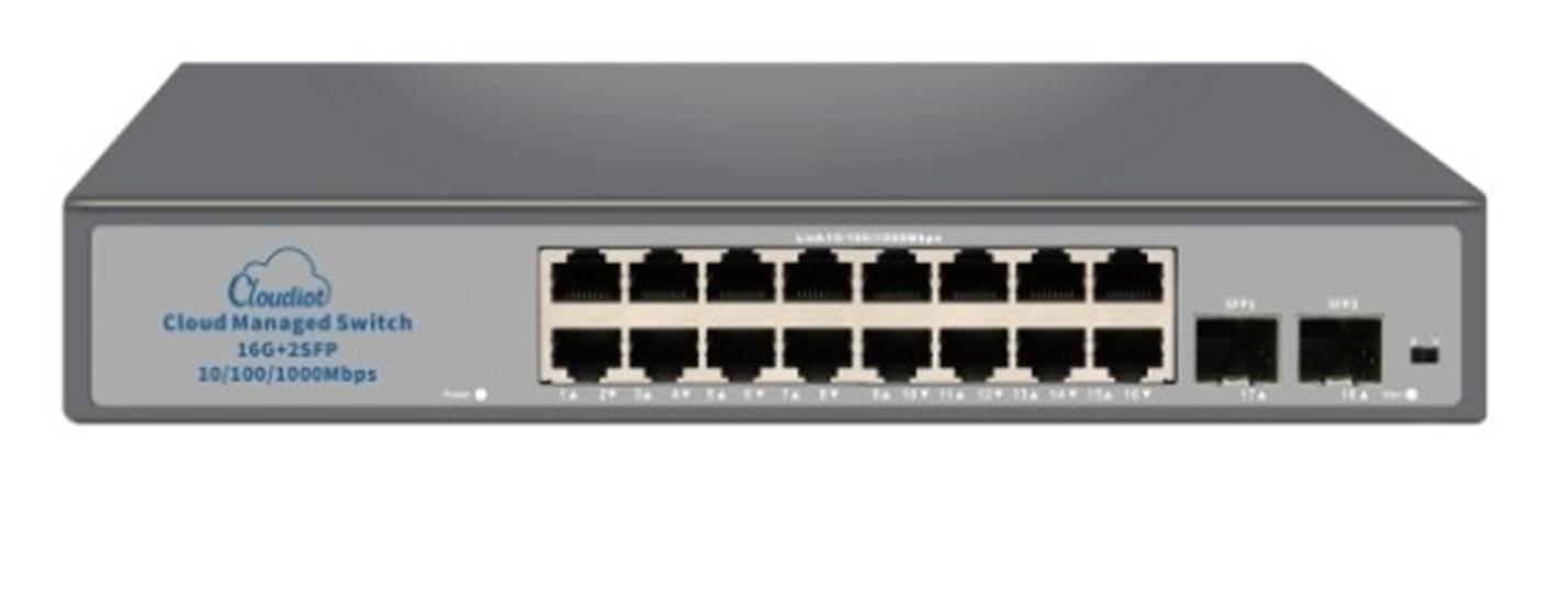 Nova NVC-HIS2116G2S 16 Port Poe Ethernet Switch