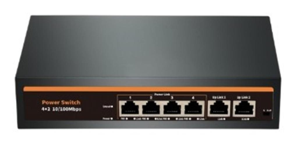 Nova NVC-INTSF0420FB2L Intercom 4+2Port Poe Switch