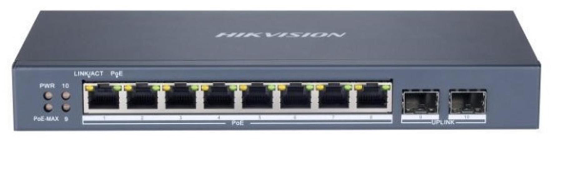 Hikvision DS-3E1510P-SI 8 Port PoE Switch