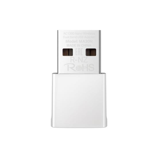 Tp-Link Mercusys MA30N AC1300 Nano USB Adaptör