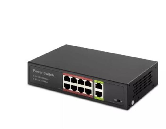 Hadron HD08 Poe Switch 2U 8+2 10-100 Mbps 8Port