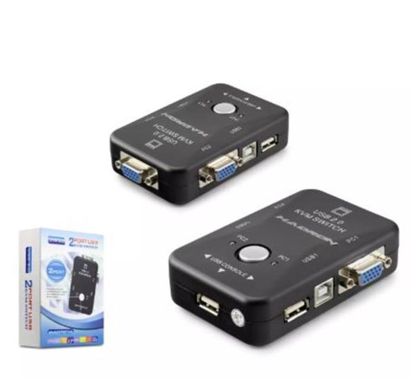 Hadron HDX1360 Vga Usb KVM Switch 2Giriş 1Çıkış