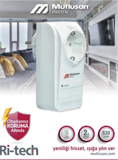 Mutlusan Tekli Şok Korumalı Priz