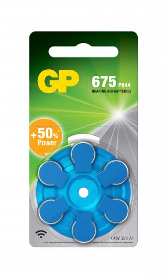 GP ZA675 1.4V Düğme Kulaklık Pili  6’lı Paket
