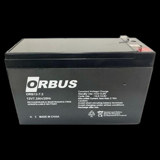 Orbus energy Orb-12v 7Ah Bakımsız Kuru Akü 150-65-90mm 2 kg