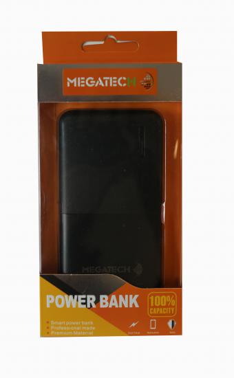 Megatech 1000mah 2 usb Çıkışlı PowerBank Siyah