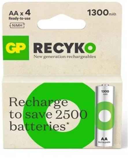 GP AA 1300 mAh Şarjlı Kalem Pil GP130AAHCEMTR-4LÜ