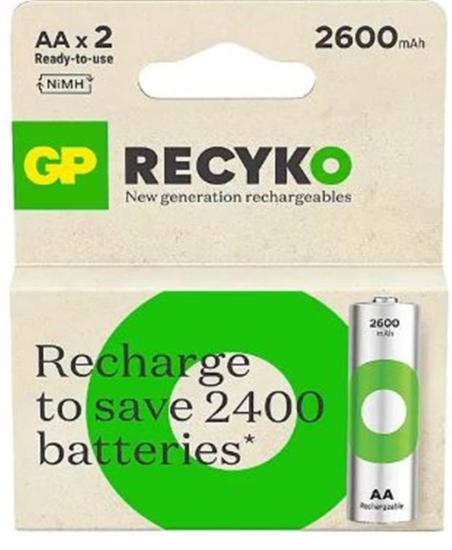 GP AA 2600 mAh Şarjlı Kalem Pil GP270AAHCEMTR-2GB