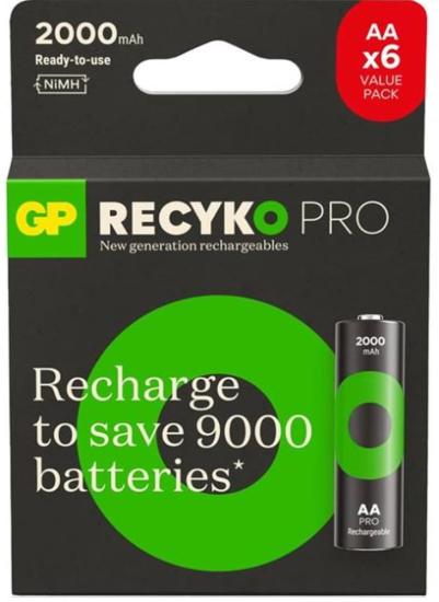 GP GP210AAHCBR21-2GVPTLB6 AA 2000 mAh Şarjlı Pil
