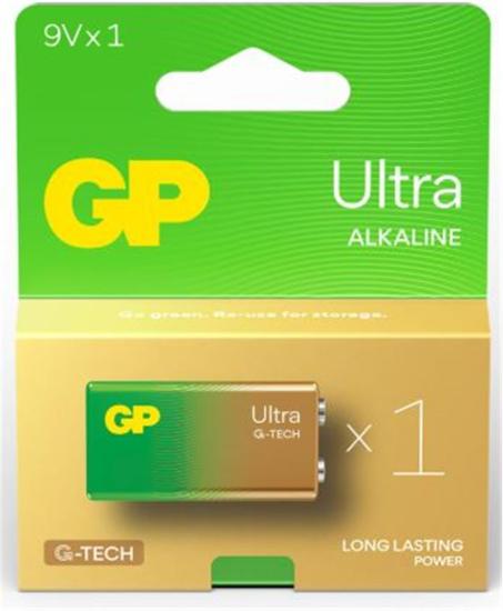 GP GP1604AU 9V Ultra Alkalin Pil Tekli Paket