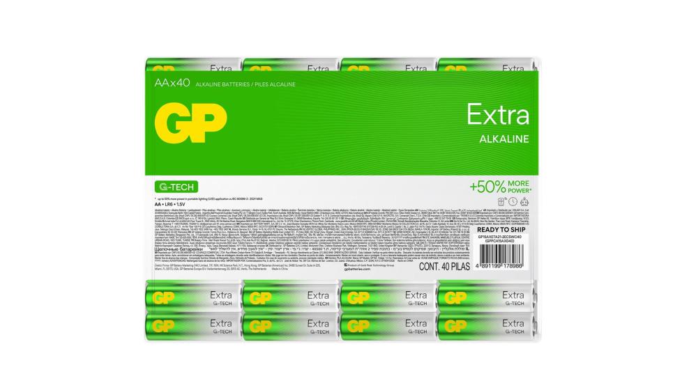 Gp R6 AA Boy Alkalin Kalem Pil GP15AXET-2EUECS40