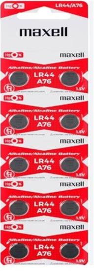 Maxell LR44 A76 AG13 Alkalin Düğme Pil