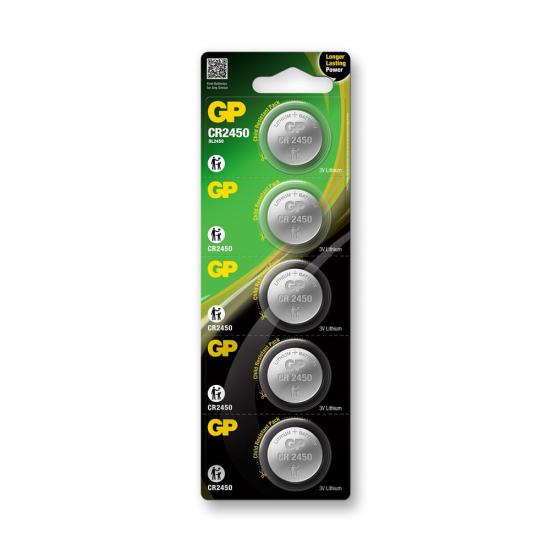 GP CR2450-10 3V Lityum Düğme Pil 10’lu Paket