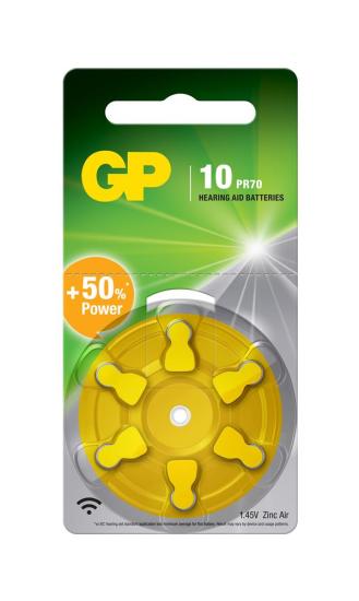 GP ZA10 1.4V Düğme Kulaklık Pili  6’lı Paket