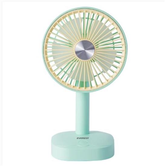 Everest EFN-510 Yeşil- Sarı 1200mAh Masaüstü Fan