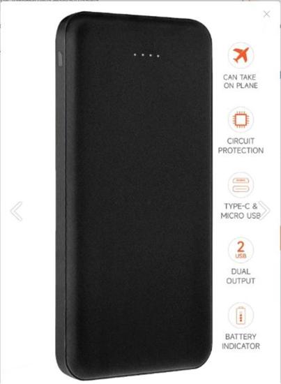 SnapMax SNP-3001 10.000 mah Powerbank