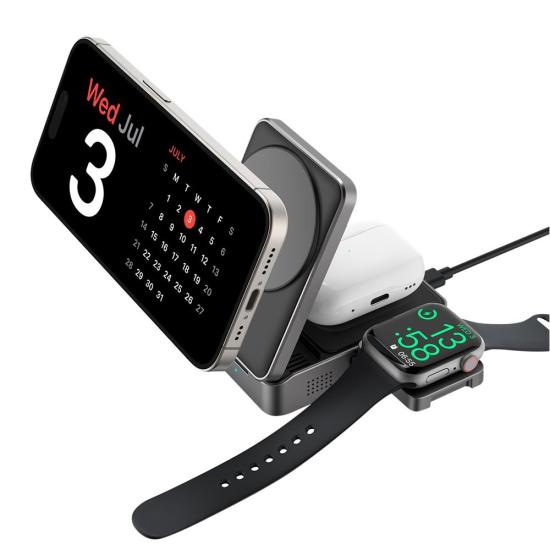 S-link SW-CWF116 15W 3in1 Kablosuz Şarj Cihazı