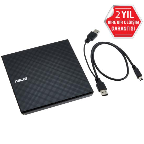 Asus SDRW-08D2S-U Usb Slim Dvd-Rw Si̇yah