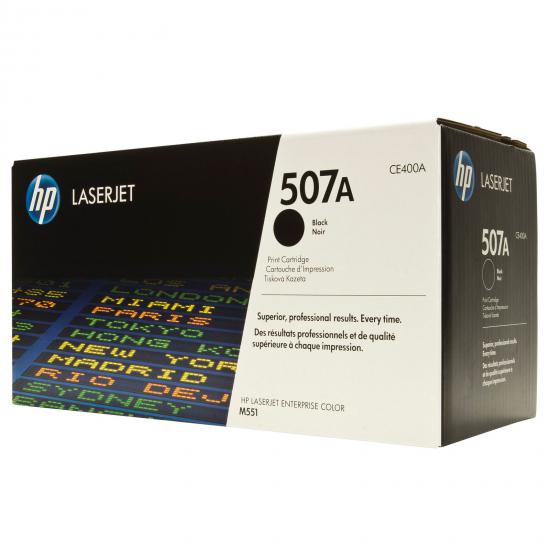 HP CE400A 507A Black Siyah 5.500 Sayfa Toner