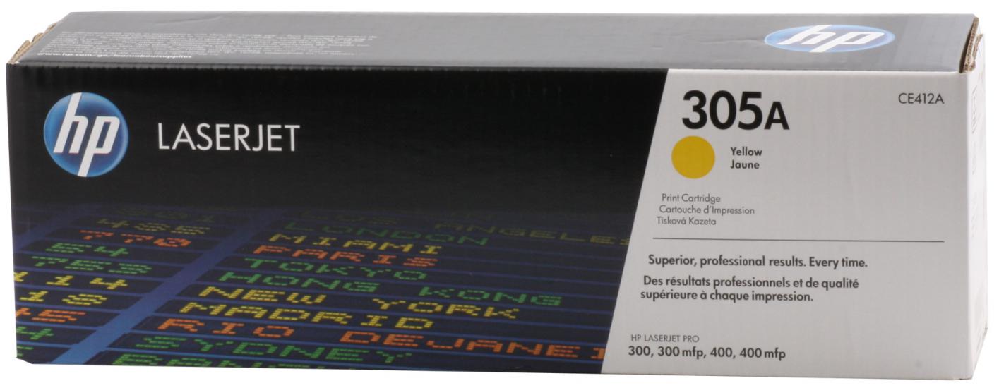 HP CE412A 305A Yellow Sarı 2.600 Sayfa Toner