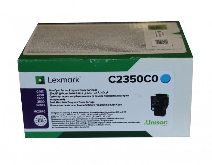 Lexmark C2350C0 1.000 Sayfa Cyan Mavi Toner C2325