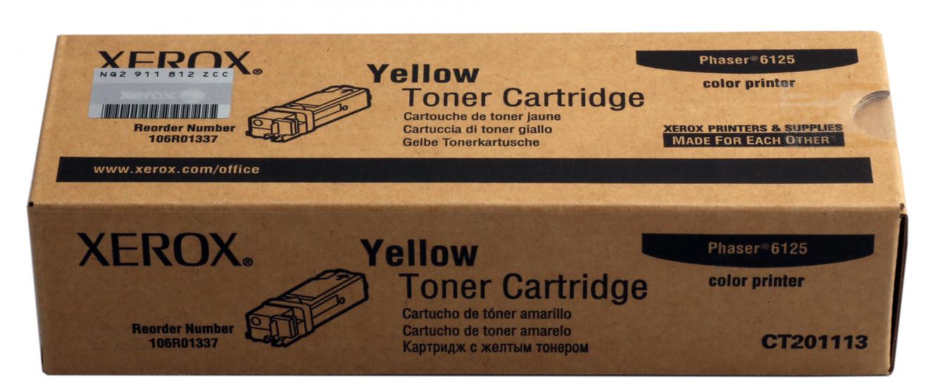 Xerox 106R01337 Phaser 6125 Yellow Sarı Toner