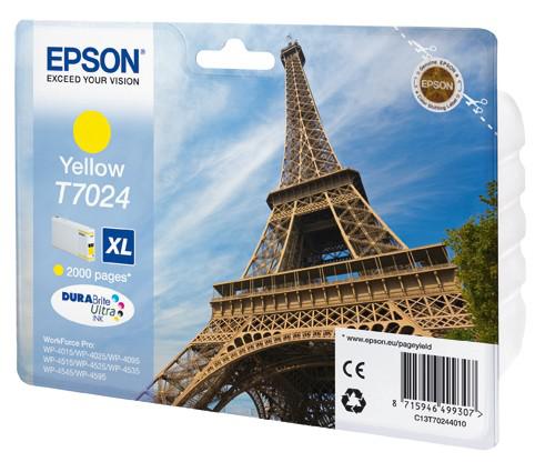 Epson T7024 Yellow Sarı Mürekkep Kartuş T70244010