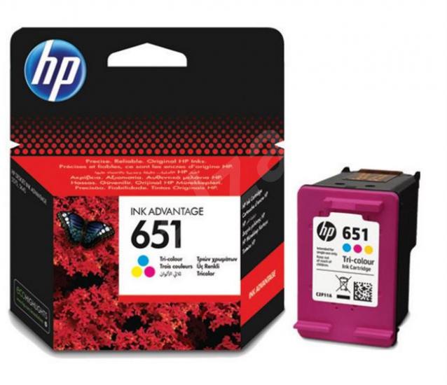 HP 651 Color Renkli Kartuş C2P11AE