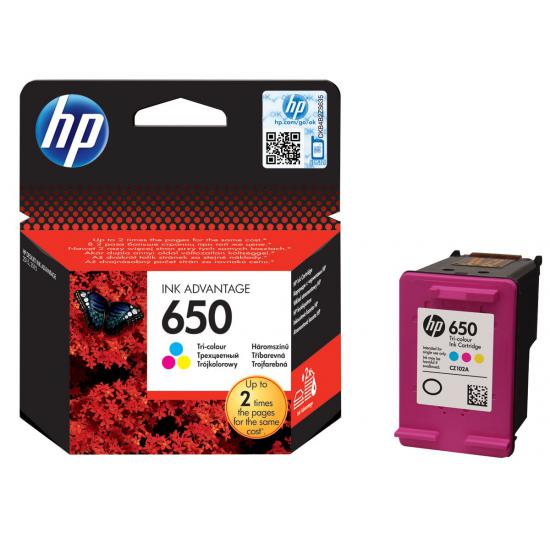 HP CZ102AE 650 Color Renkli Kartuş