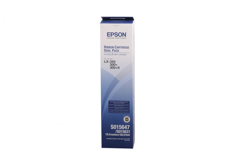 Epson S015647BA  LX-300-350 2’li Paket Şerit