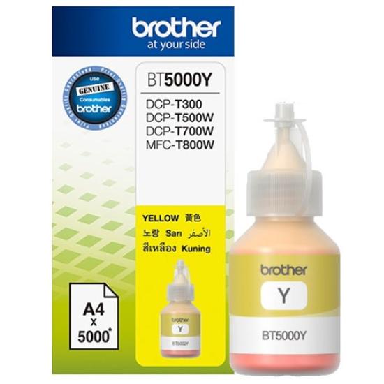 Brother BT5000Y Sarı 5.000 Sayfa Şişe Mürekkep