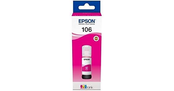 Epson T00R340 106 Magenta Kırmızı Şişe Mürekkep