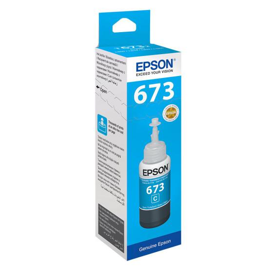 Epson T6732 Cyan Mavi Şişe Mürekkep T67324A