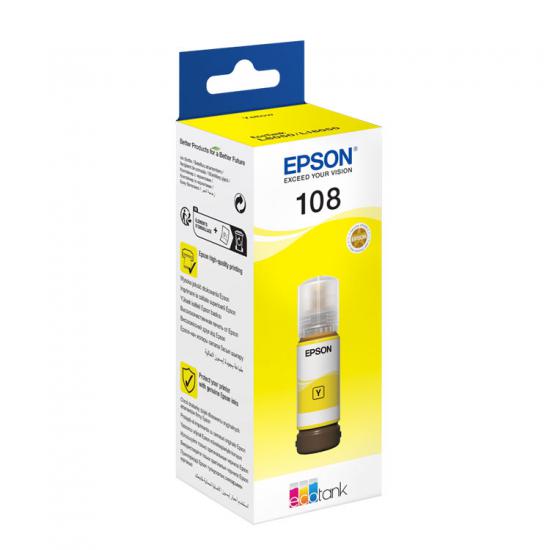 Epson T09C44A 108 Yellow Sarı Şişe Mürekkep