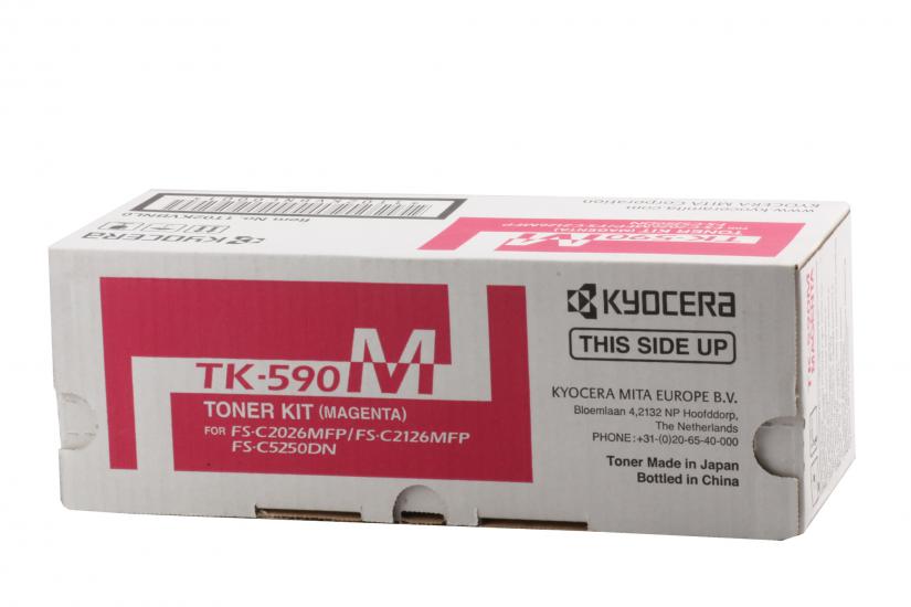 Kyocera TK-590M Kırmızı Orijinal Fotokopi Toneri
