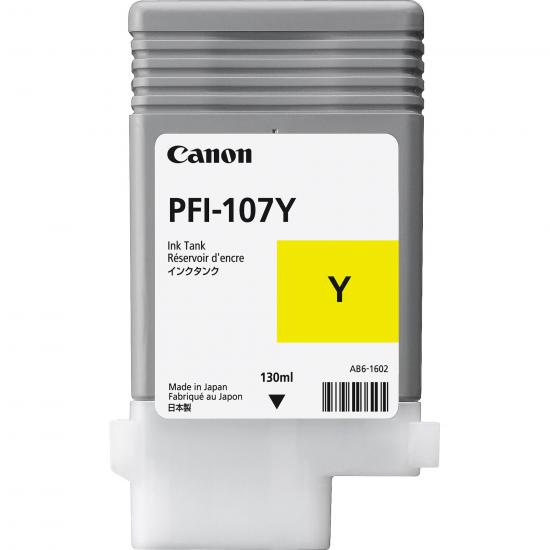 Canon PFI-107Y Yellow Sarı Plotter Kartuş