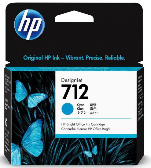 HP 3ED67A 712 Cyan Mavi 29ML Plotter Kartuşu