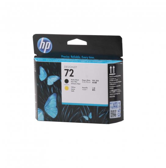 HP C9384A 72 Mat Siyah Sarı Baskı Kafası