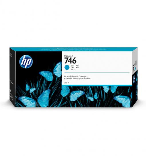 Hp P2V80A 746 Cyan Mavi 300 Ml Plotter Kartuşu