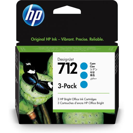 Hp 3ED77A 712 Cyan Mavi 29ML Plotter Kartuşu