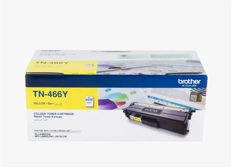 Brother TN-466Y 6.500 Sayfa Yellow SarıToner