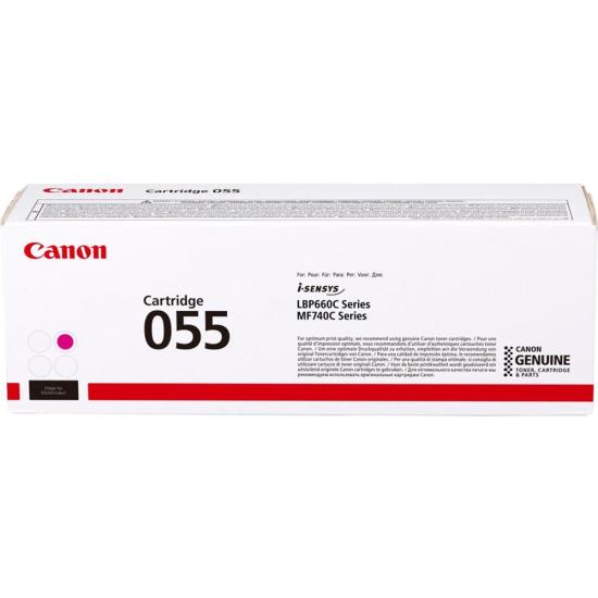 Canon CRG-055H M Magenta Kırmızı 2.100 Sayfa Toner