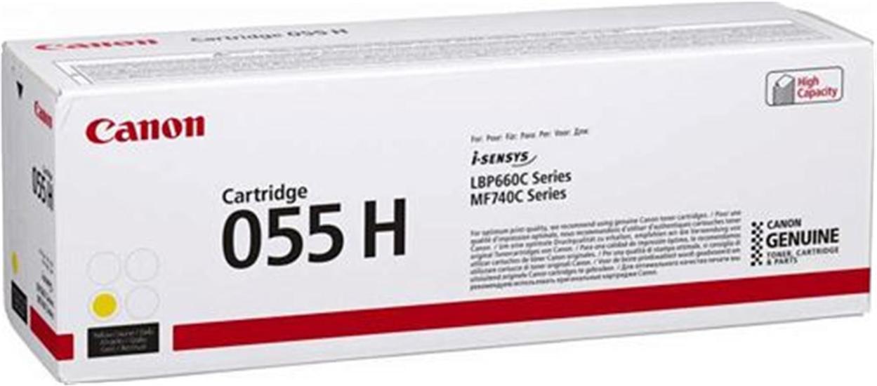 Canon CRG-055H Y Yellow Sarı Yüksek Kapasite Toner