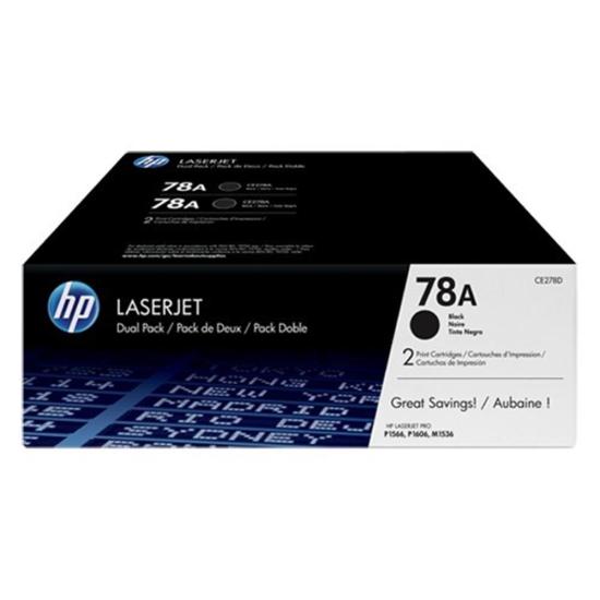 Hp CE278AF 78AF Black Siyah Çiftli Toner