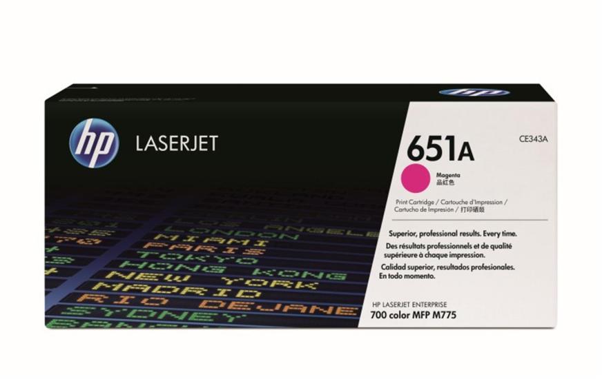Hp CE343A 651A Magenta Kırmızı 16.000 Sayfa Toner