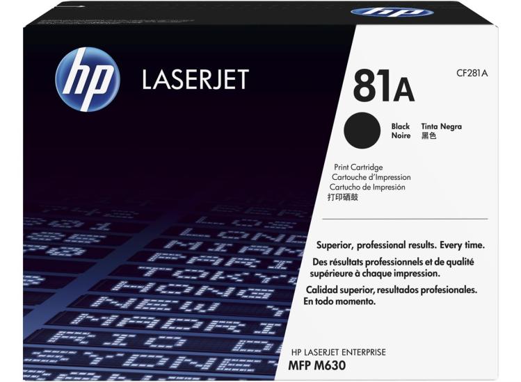 Hp CF281A 81A Black Siyah 10.000 Sayfa Toner
